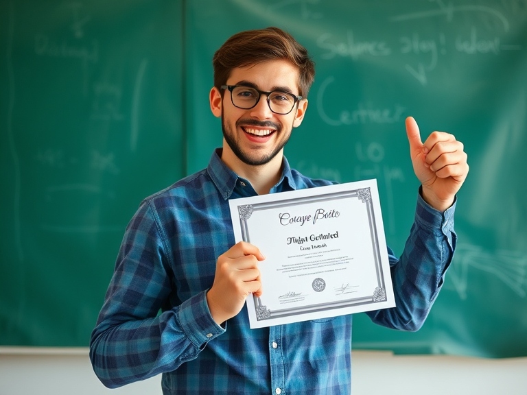 Teacher Aide receiving certificate