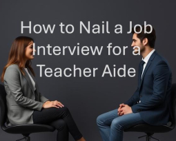 How to Nail the Job Interview for a Teacher Aide